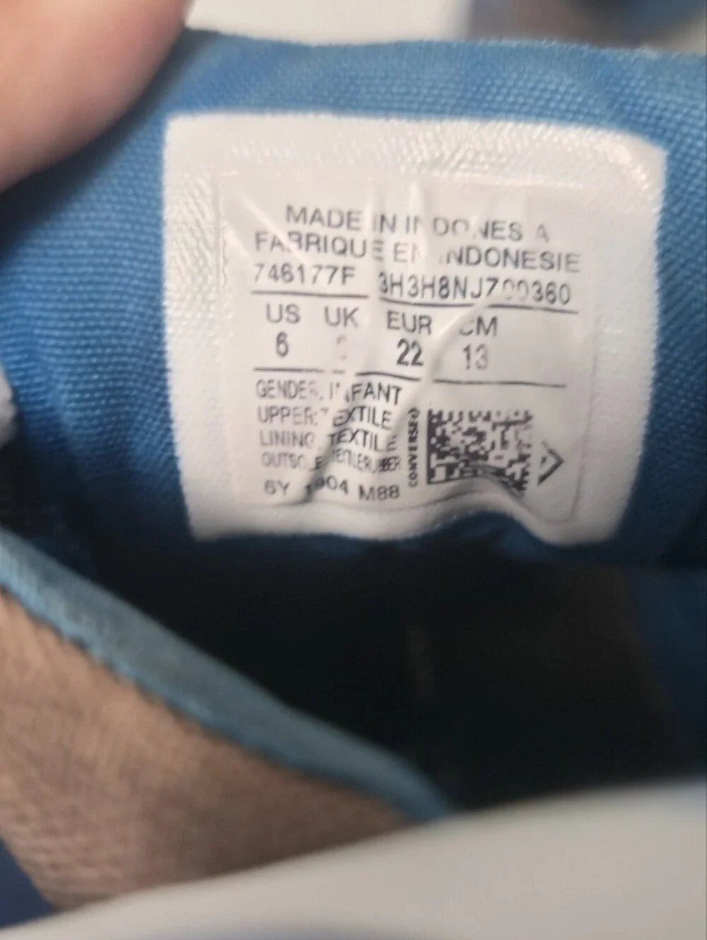 Converse used but